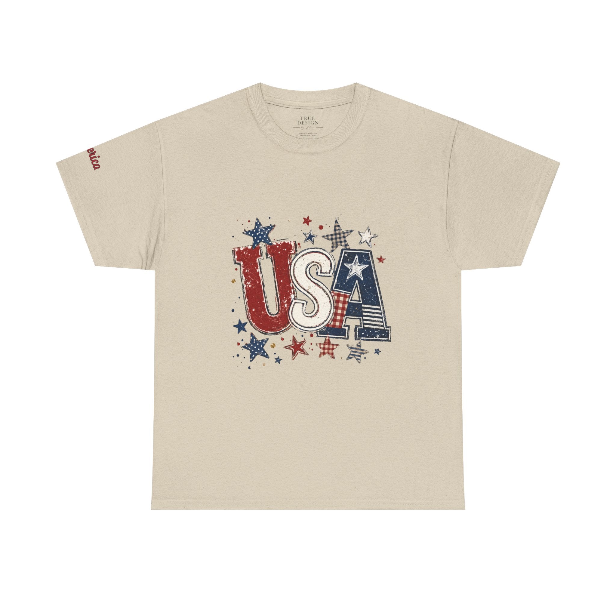 Patriotic USA Stars T-Shirt — Fourth of July American Flag Tee