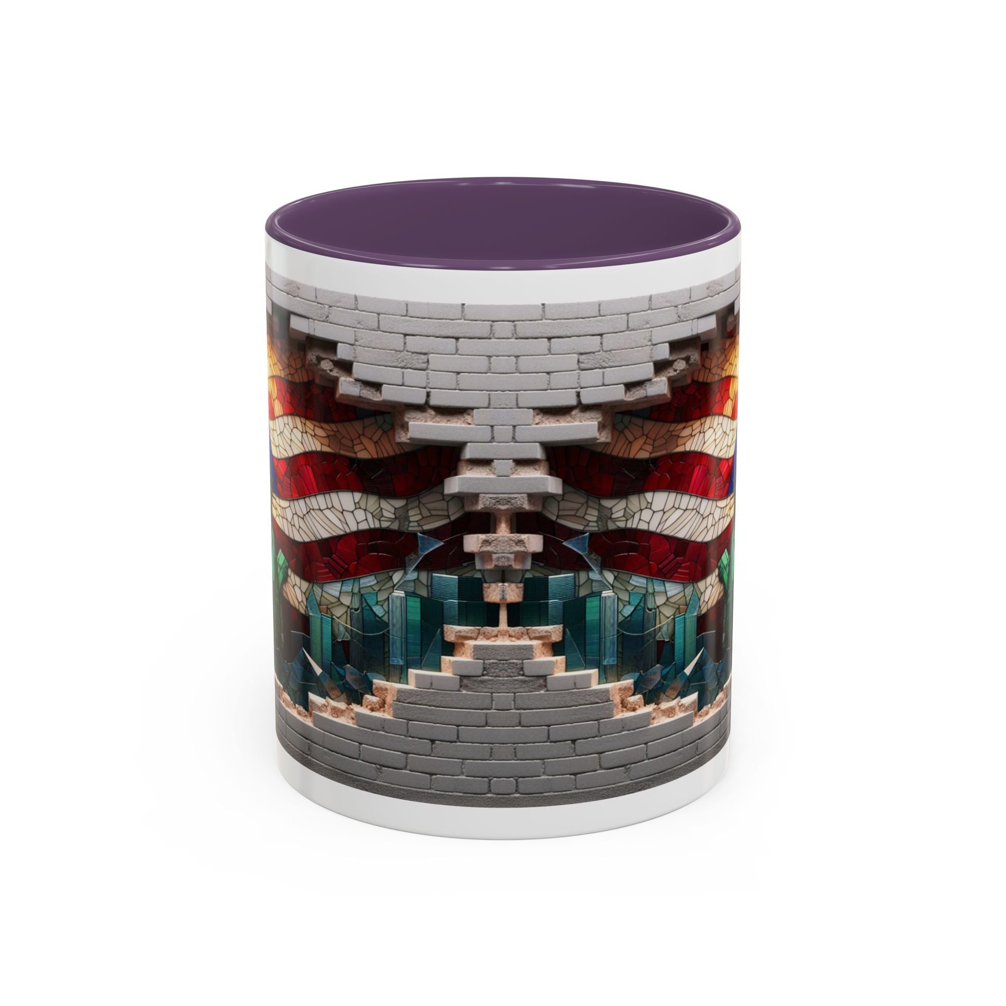 American Flag & Statue of Liberty Accent Coffee Mug – Patriotic USA Ceramic Mug