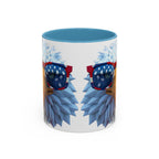 Patriotic Eagle Coffee Mug with American Flag Sunglasses