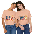 USA Flag Stars T-Shirt — Patriotic American Independence Day Tee