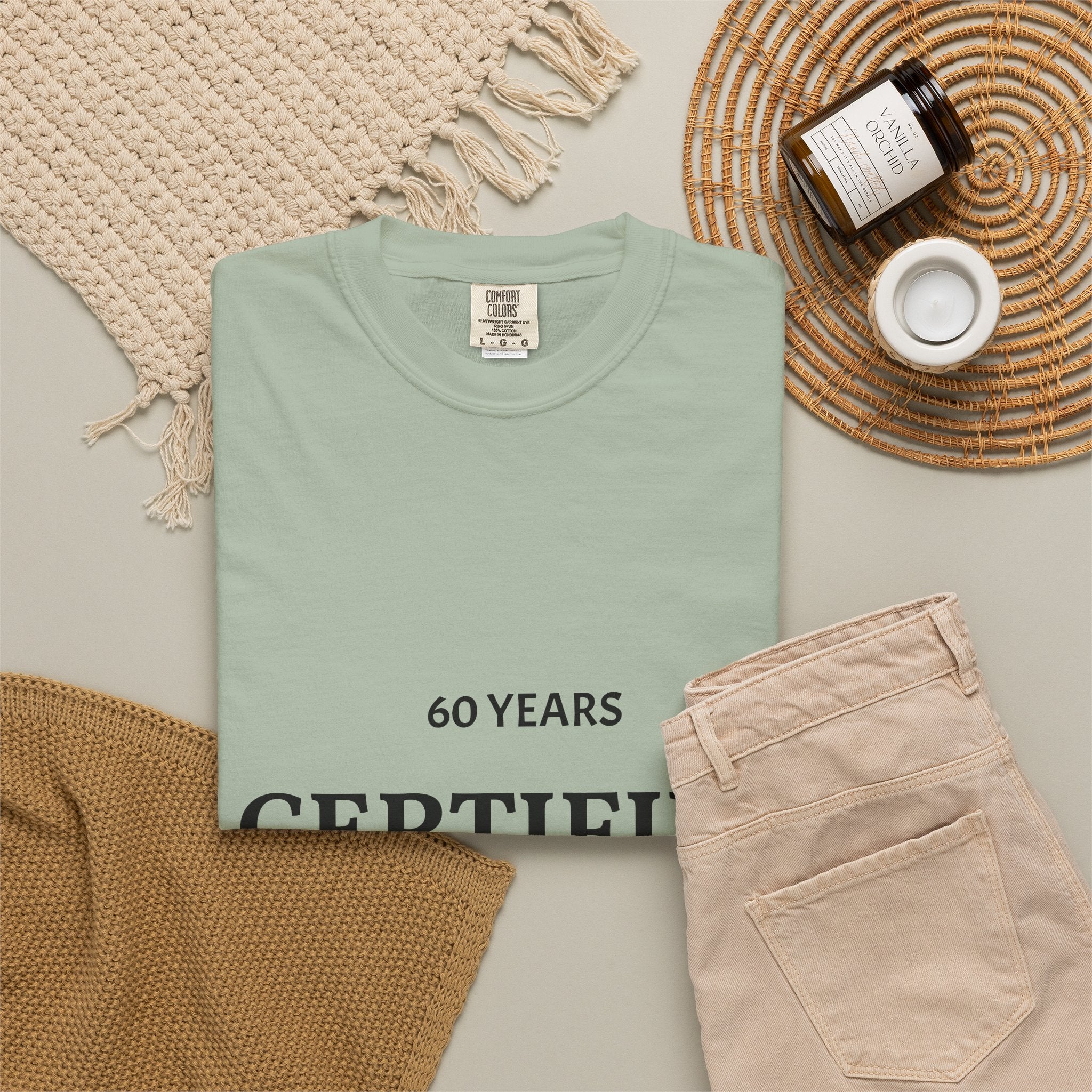 Certified Classic T-Shirt - 60 Years Retro Minimalist Tee