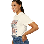 Patriotic T-Shirt: Land of the Free Because of the Brave