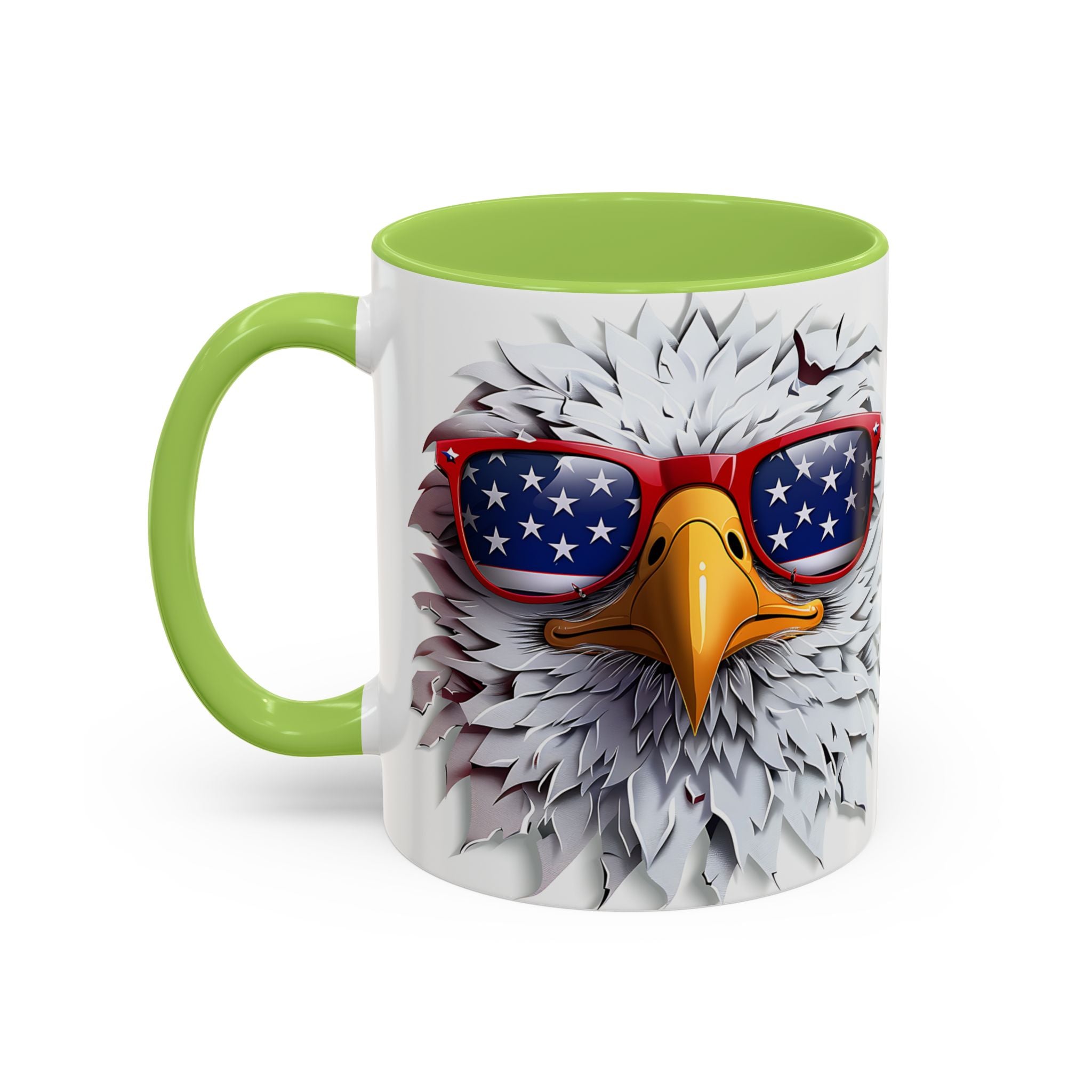 Patriotic Eagle Coffee Mug – Bold Design for Coffee Lovers