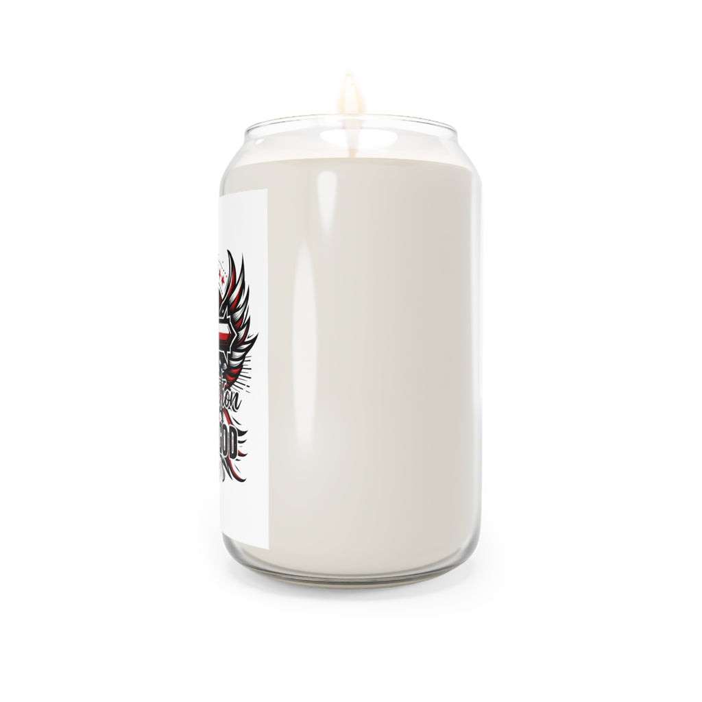Patriotic Cross Soy Candle - One Nation Under God Scent