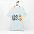 USA Flag Stars T-Shirt — Patriotic American Independence Day Tee