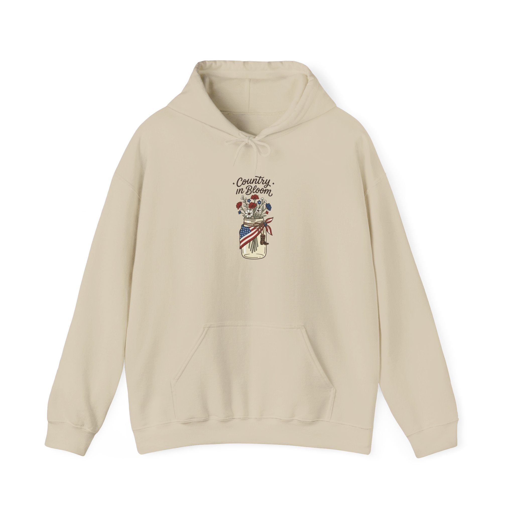 Country in Bloom hoodie | Coastal Cowgirl western chic jar floral design