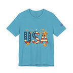 USA Flag Stars T-Shirt — Patriotic American Independence Day Tee