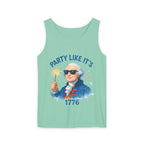 Party Like It's 1776 Tank Top — Patriotic George Washington Graphic