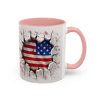 American Flag Coffee Mug – Patriotic Design