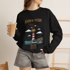 Beacon of Freedom Lighthouse Sweatshirt | 250th 4th of July Patriotic Milestone