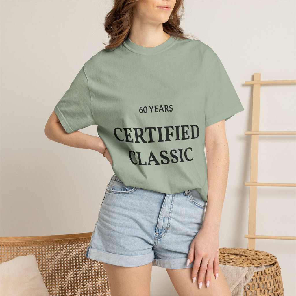 Certified Classic T-Shirt - 60 Years Retro Minimalist Tee