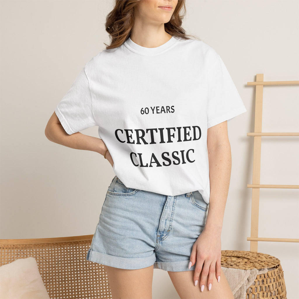 Certified Classic T-Shirt - 60 Years Retro Minimalist Tee
