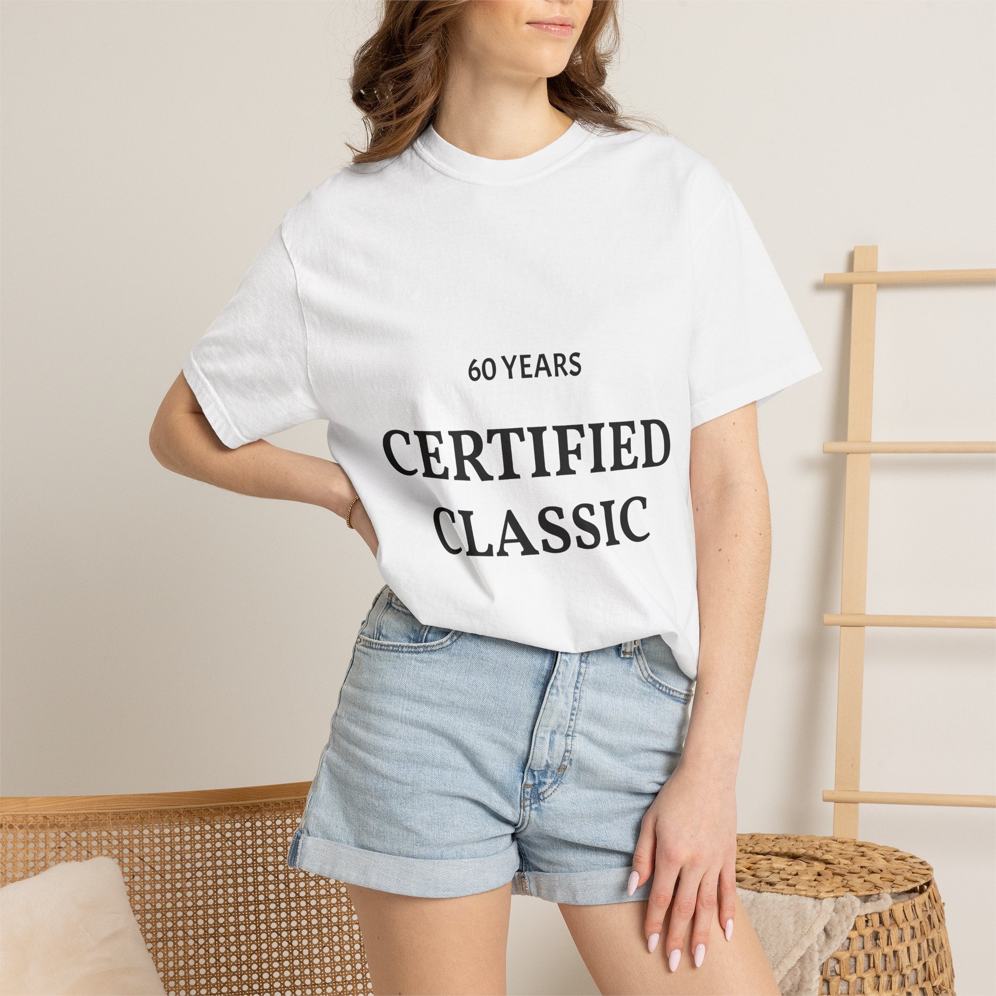 Certified Classic T-Shirt - 60 Years Retro Minimalist Tee