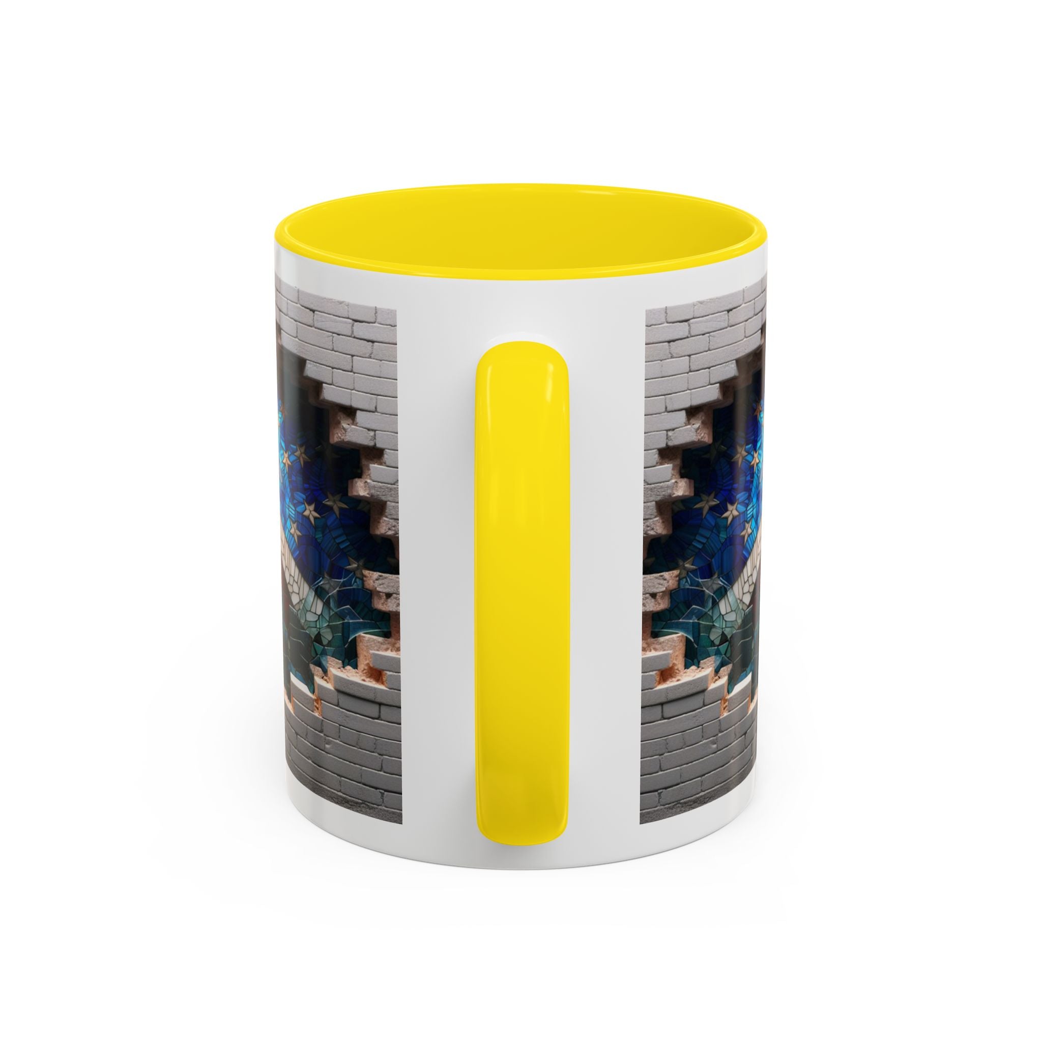 American Flag & Statue of Liberty Accent Coffee Mug – Patriotic USA Ceramic Mug