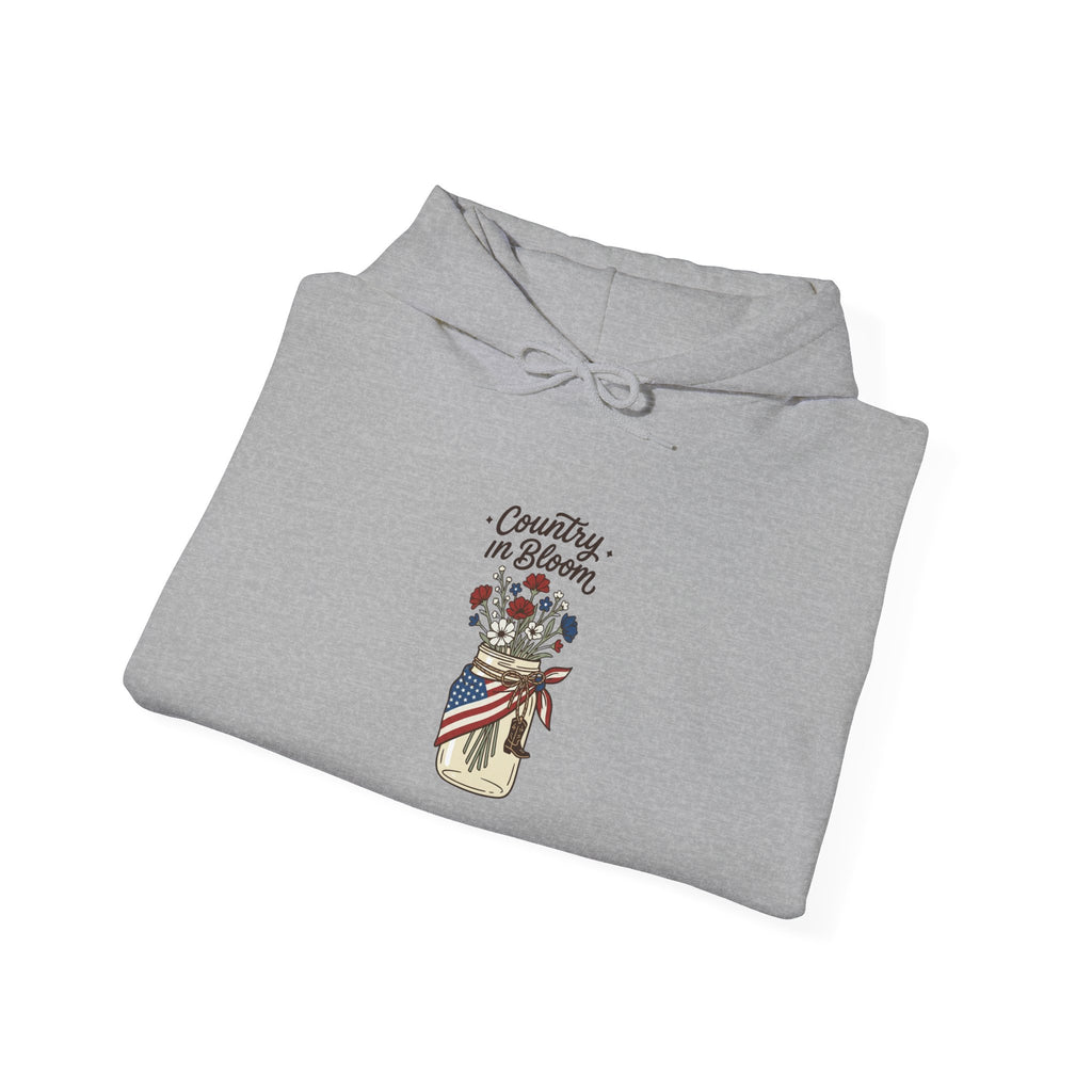 Country in Bloom hoodie | Coastal Cowgirl western chic jar floral design