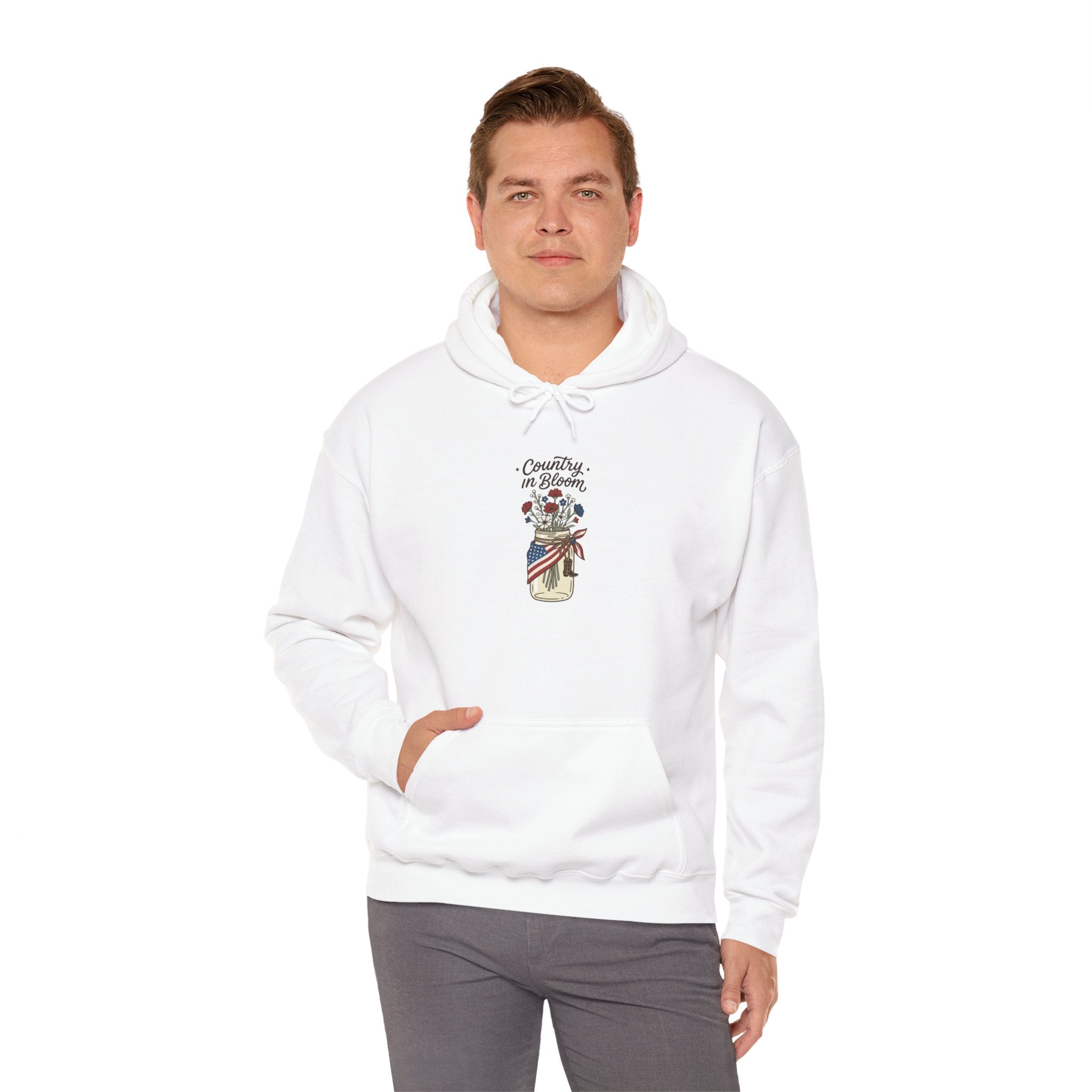 Country in Bloom hoodie | Coastal Cowgirl western chic jar floral design