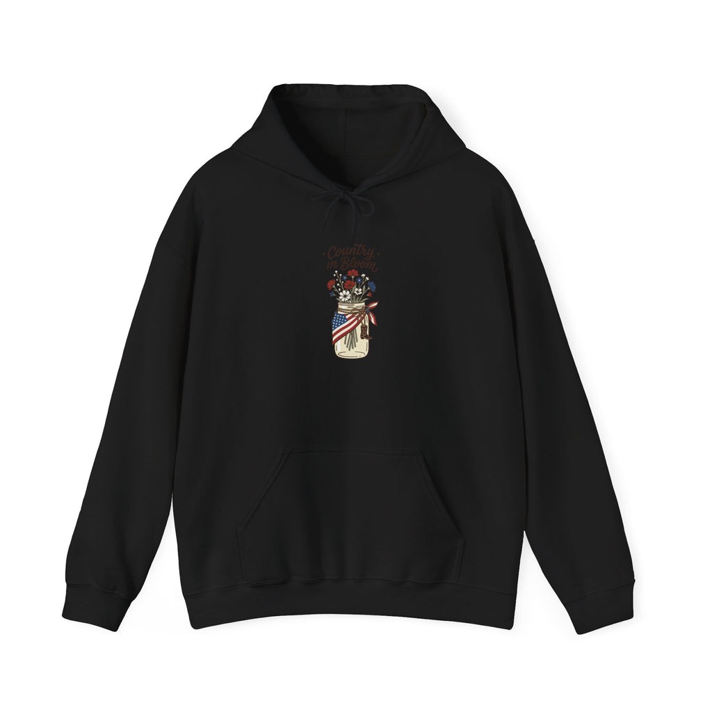 Country in Bloom hoodie | Coastal Cowgirl western chic jar floral design