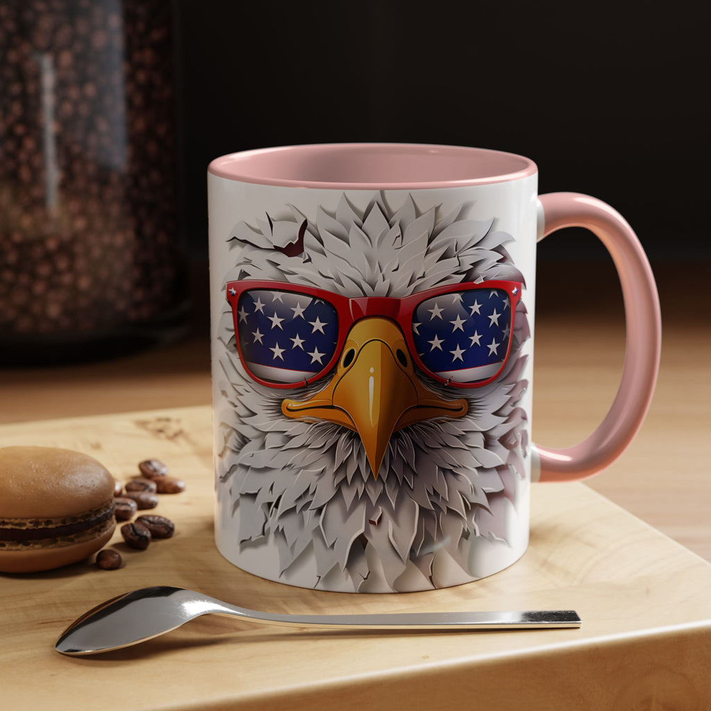 Patriotic Eagle Coffee Mug – Bold Design for Coffee Lovers