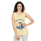 Party Like It's 1776 Tank Top — Patriotic George Washington Graphic