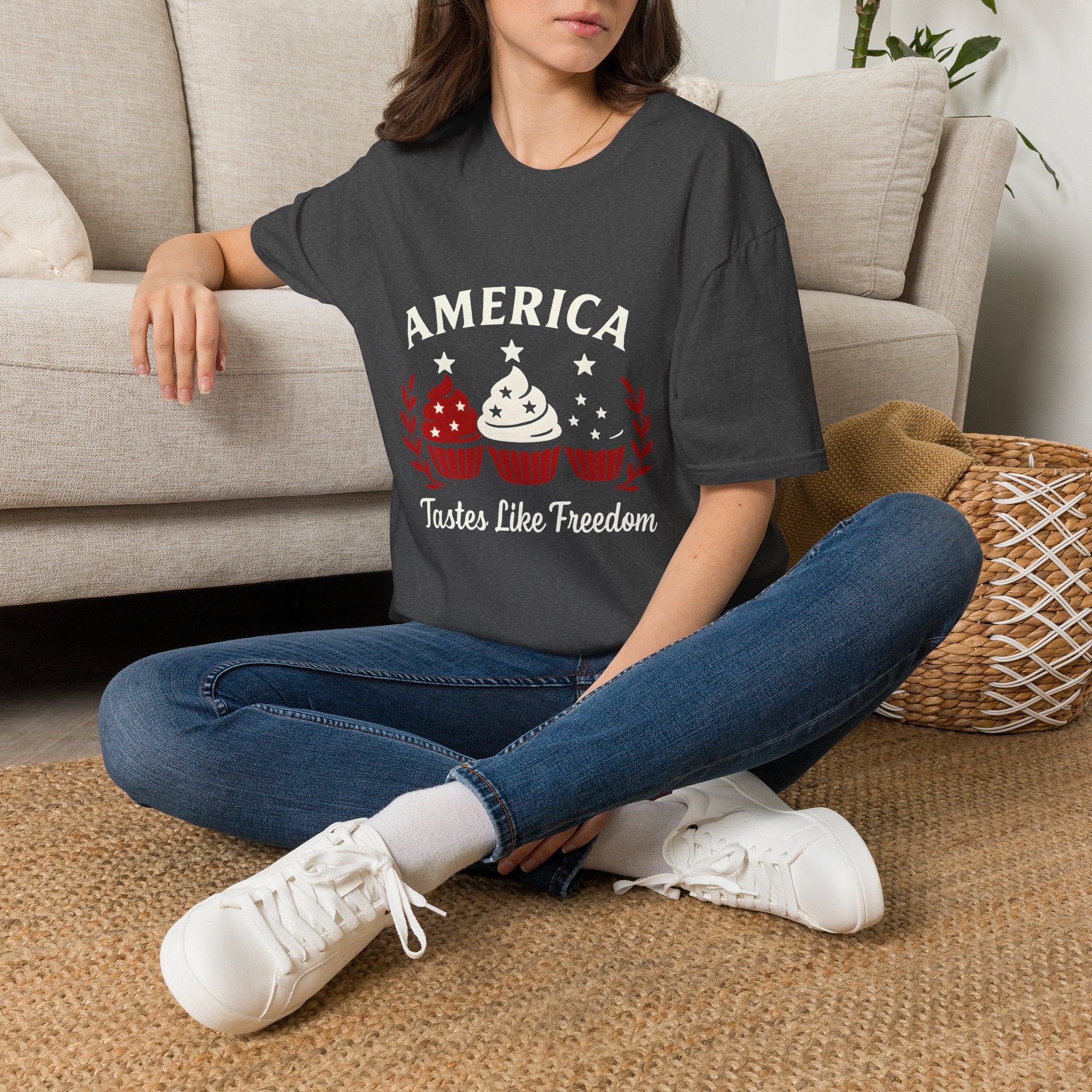America Cupcake T-Shirt - 'Tastes Like Freedom' Tees