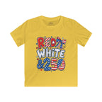 Kids Patriotic Fourth of July Shirt - Red White & 250 Tee