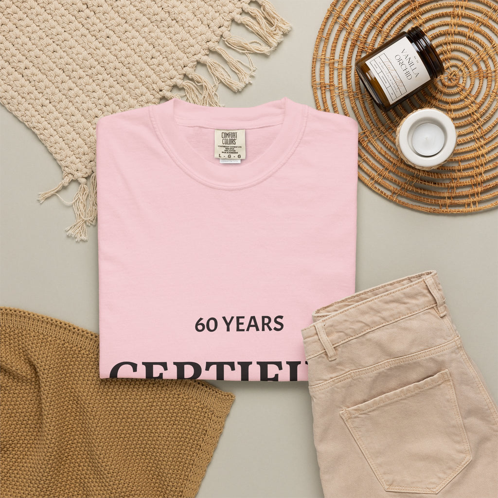Certified Classic T-Shirt - 60 Years Retro Minimalist Tee