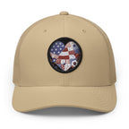 American Flag Patch Trucker Cap — Patriotic Snapback Hat