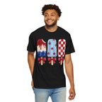 Patriotic Popsicle T-Shirt — Red, White & Blue Fourth of July Tee