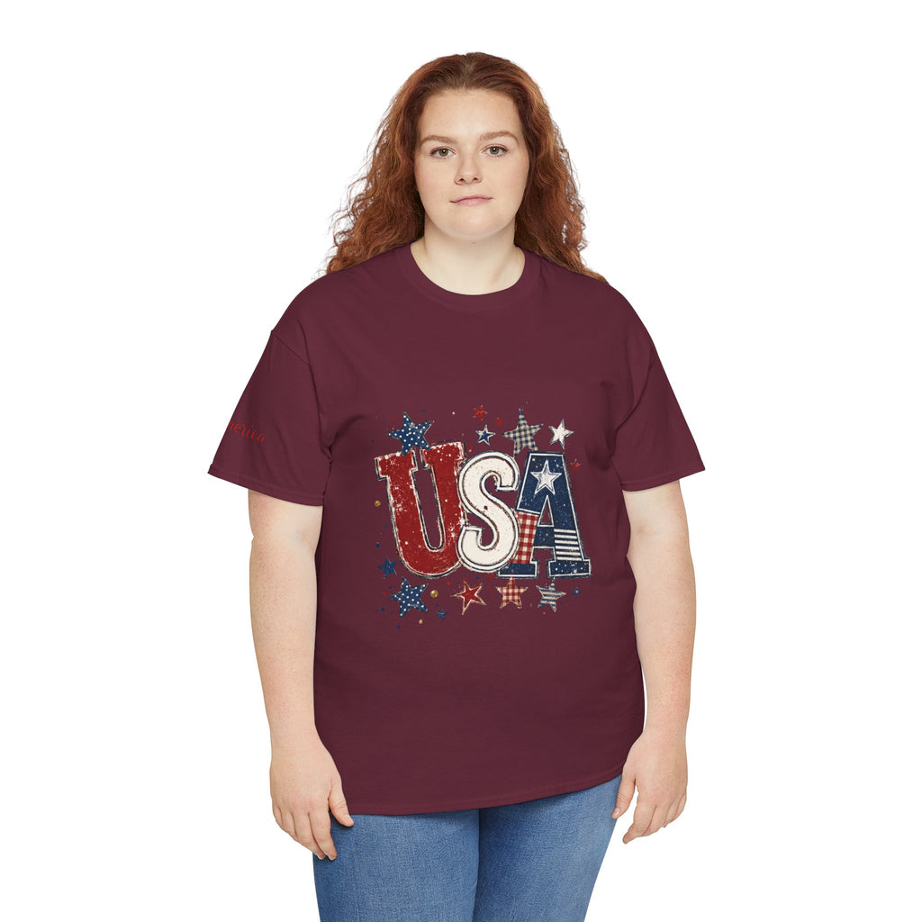 Patriotic USA Stars T-Shirt — Fourth of July American Flag Tee