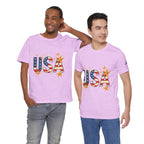 USA Flag Stars T-Shirt — Patriotic American Independence Day Tee