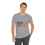 USA Flag Stars T-Shirt — Patriotic American Independence Day Tee