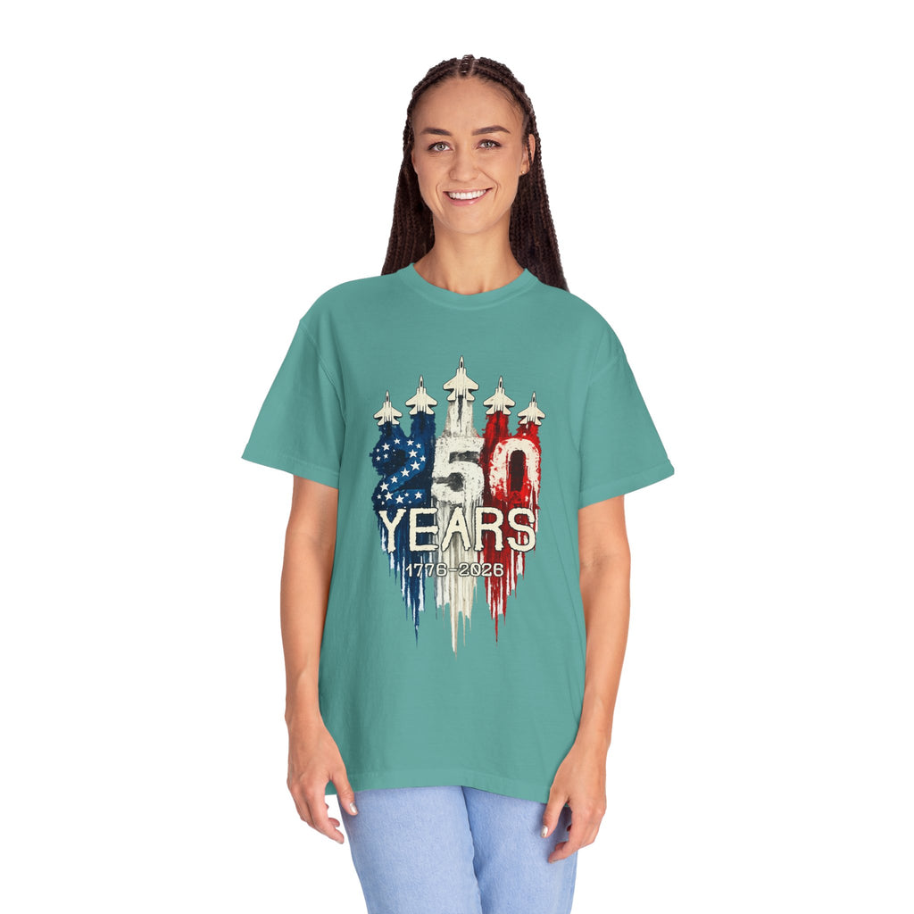 250 Years Patriotic T-Shirt Celebrating 1776–2026