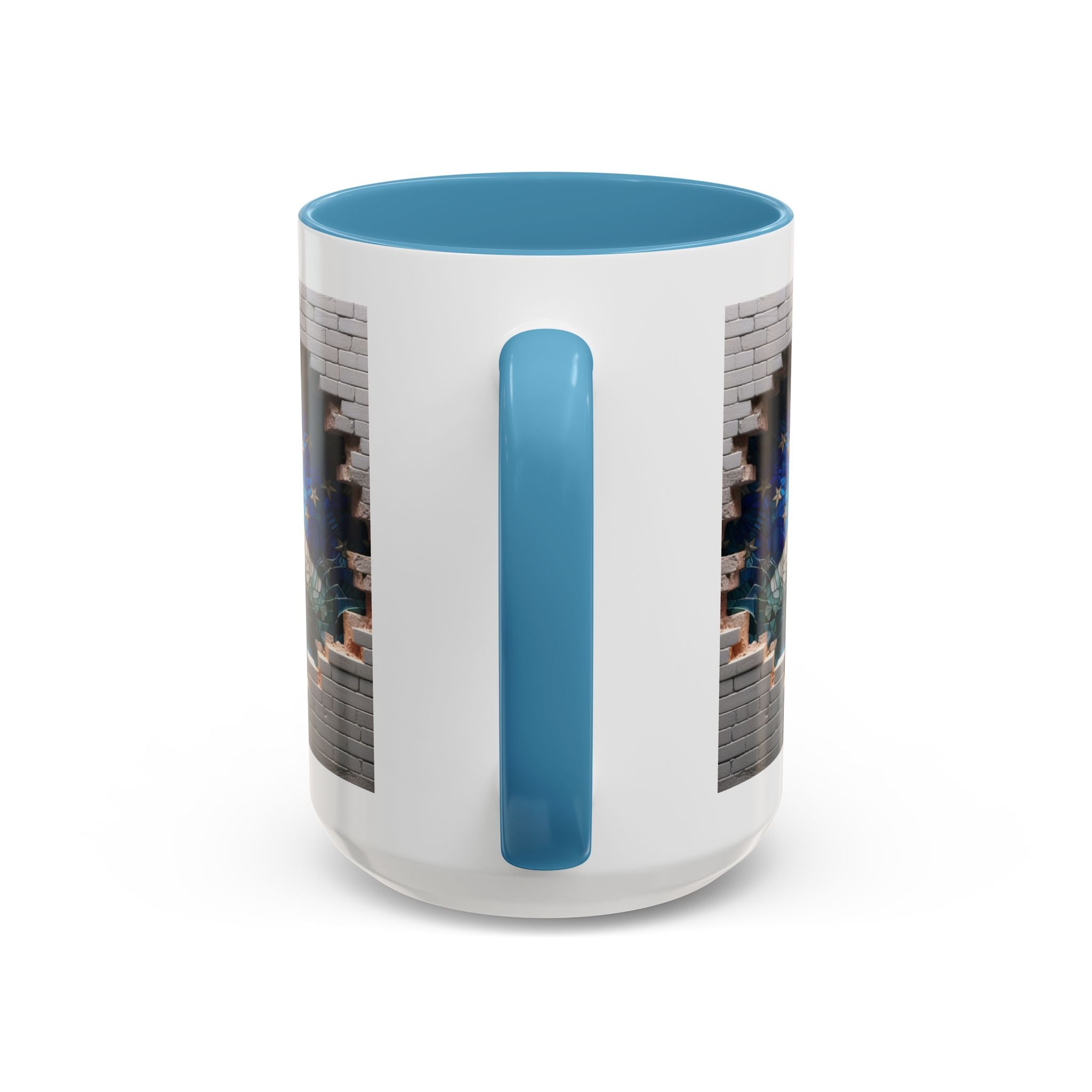 American Flag & Statue of Liberty Accent Coffee Mug – Patriotic USA Ceramic Mug
