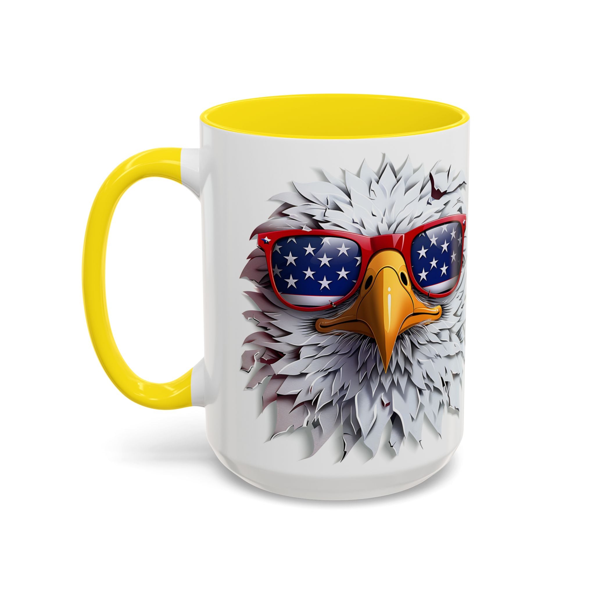 Patriotic Eagle Coffee Mug – Bold Design for Coffee Lovers