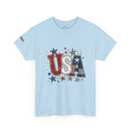 Patriotic USA Stars T-Shirt — Fourth of July American Flag Tee