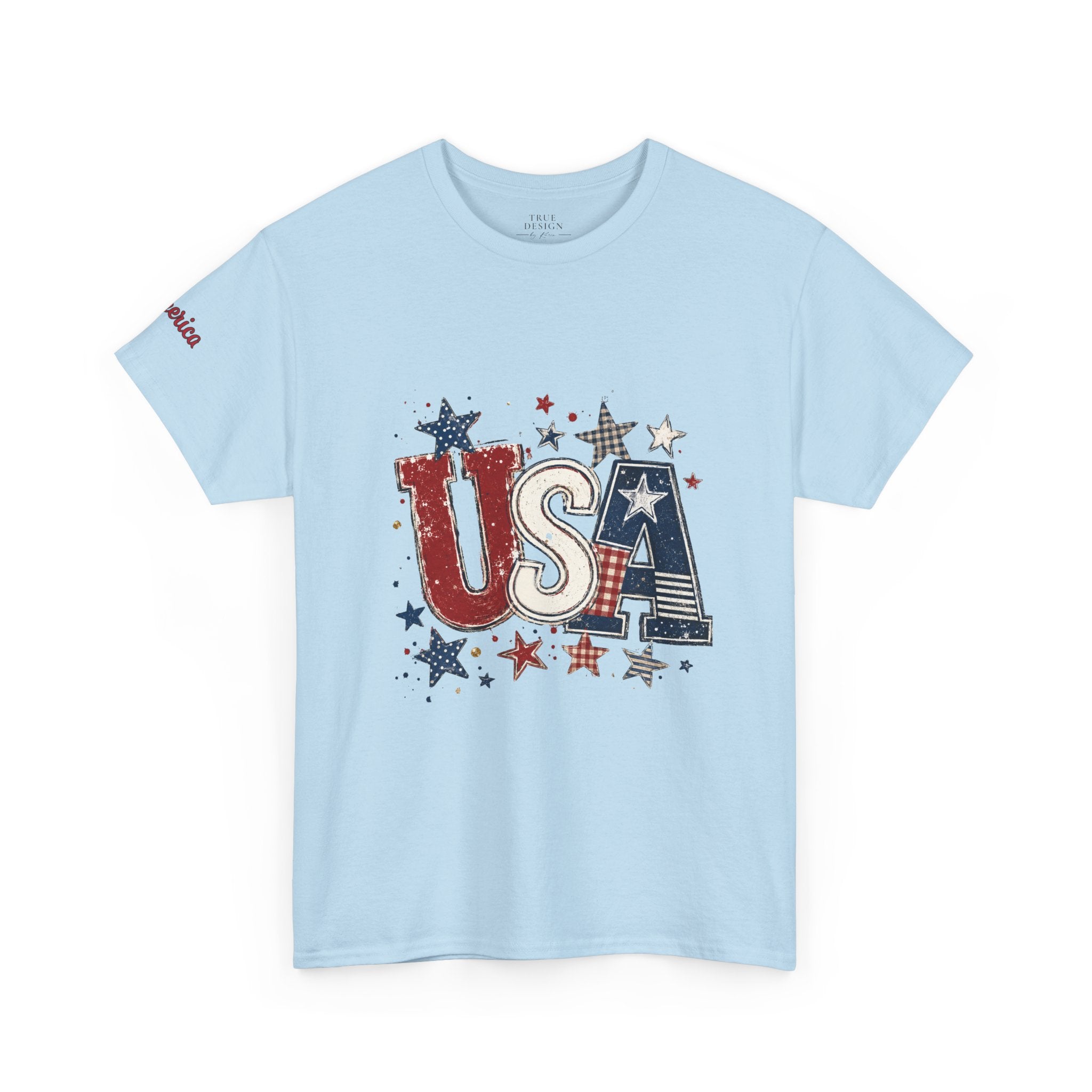 Patriotic USA Stars T-Shirt — Fourth of July American Flag Tee