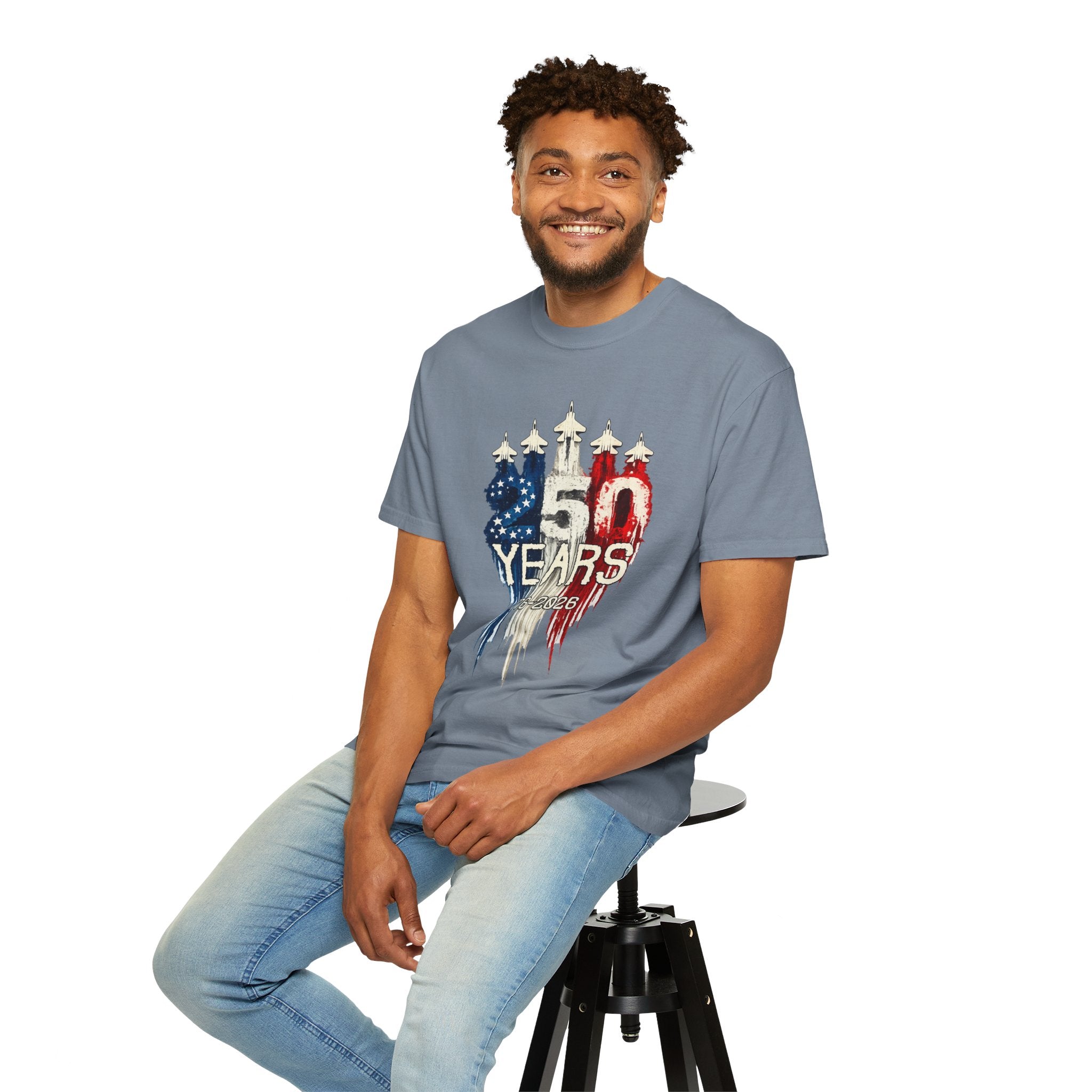 250 Years Patriotic T-Shirt Celebrating 1776–2026