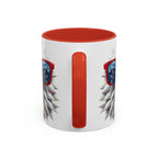 Patriotic Eagle Coffee Mug with American Flag Sunglasses