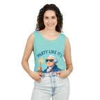Party Like It's 1776 Tank Top — Patriotic George Washington Graphic