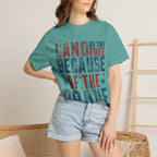 Patriotic T-Shirt: Land of the Free Because of the Brave