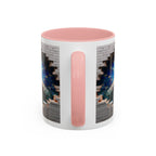 American Flag & Statue of Liberty Accent Coffee Mug – Patriotic USA Ceramic Mug