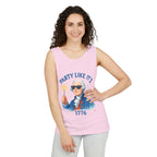 Party Like It's 1776 Tank Top — Patriotic George Washington Graphic