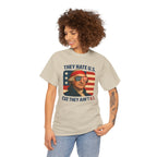 Patriotic George Washington Tee — "They Hate U.S. Because They Ain't U.S."