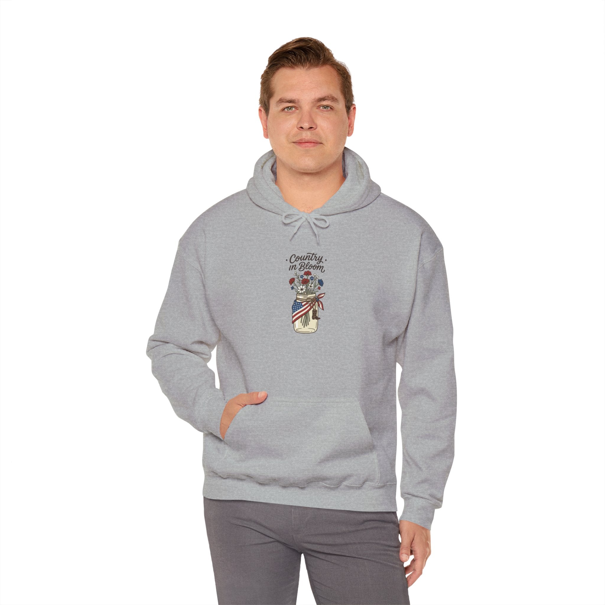 Country in Bloom hoodie | Coastal Cowgirl western chic jar floral design