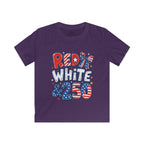 Kids Patriotic Fourth of July Shirt - Red White & 250 Tee