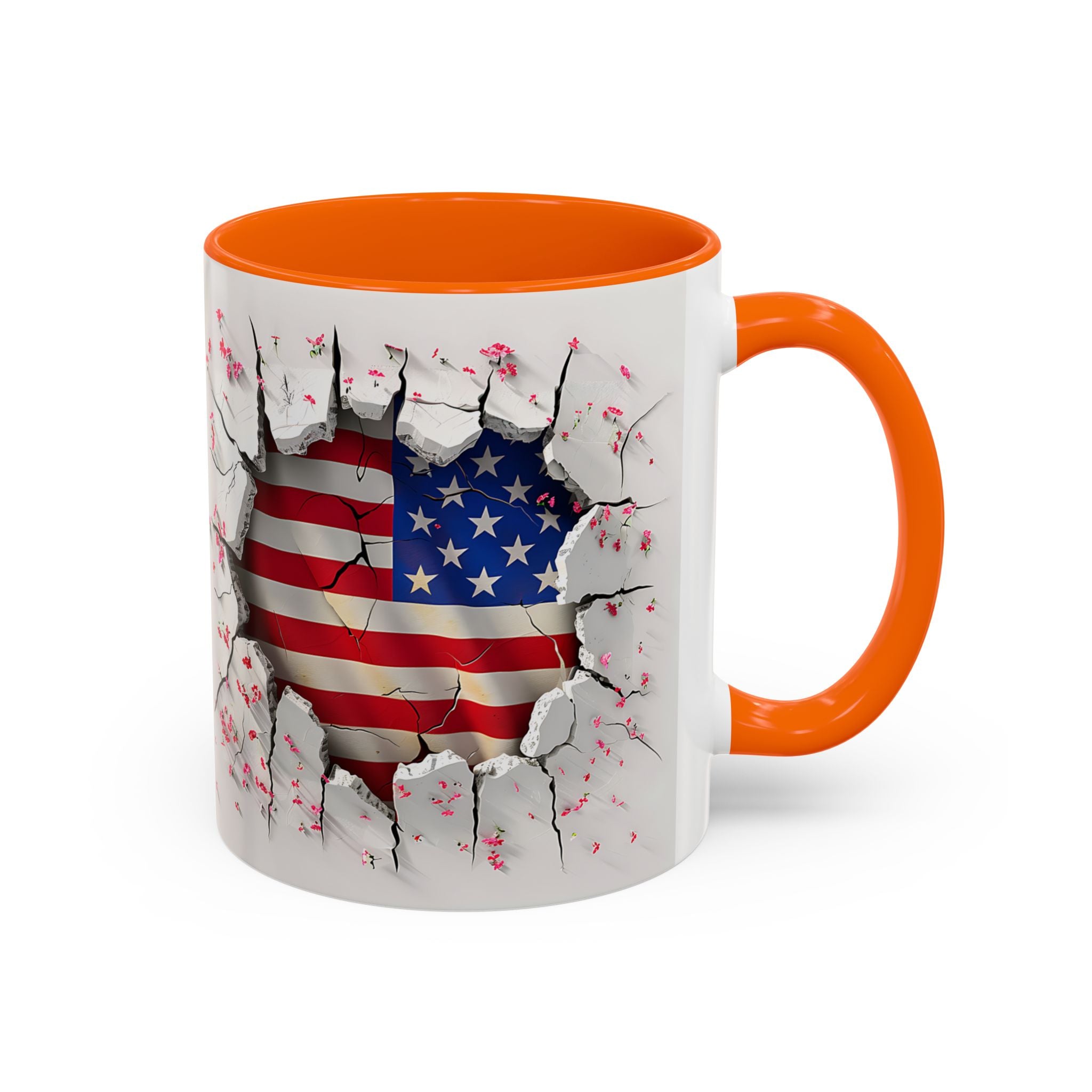 American Flag Coffee Mug – Patriotic Design