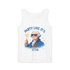 Party Like It's 1776 Tank Top — Patriotic George Washington Graphic