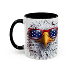 Patriotic Eagle Coffee Mug – Bold Design for Coffee Lovers