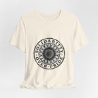 Solidarity Over Pride sunflower logo Tee | People Over Profit values-led apparel
