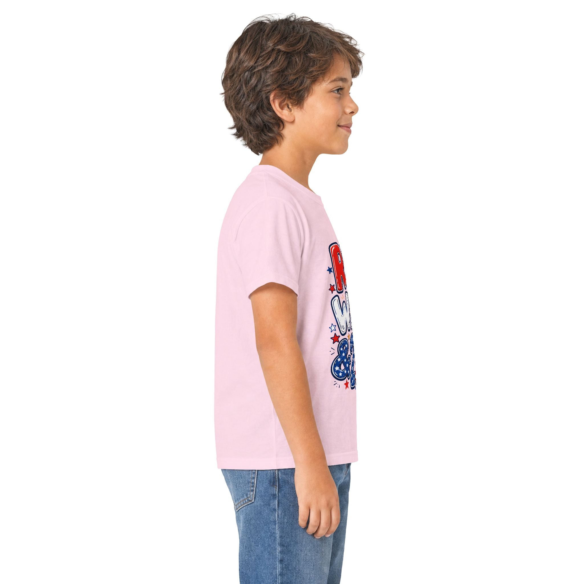 Kids Patriotic Fourth of July Shirt - Red White & 250 Tee